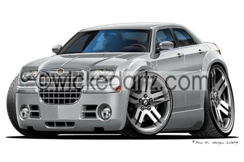 Chrysler 300C Silver DK (Items from £9.50)