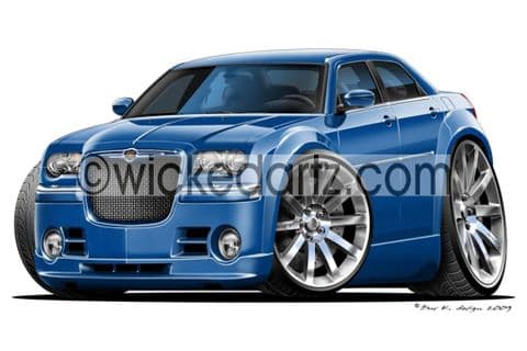 Chrysler 300SRT V8 Blue DK (Items from £9.50)
