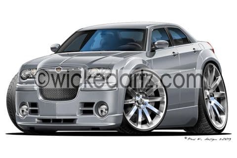 Chrysler 300SRT V8 Silver DK (Items from £9.50)
