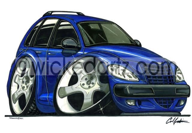 Chrysler PT Cruiser Blue (Items from £9.50)