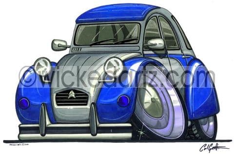 Citroen 2CV Blue (Items from £9.50)