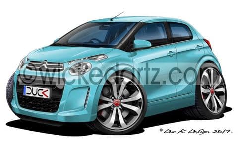 Citroen C1 2014+ Light Blue DK (Items from £9.50)