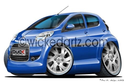 Citroen C1 Blue DK (Items from £9.50)
