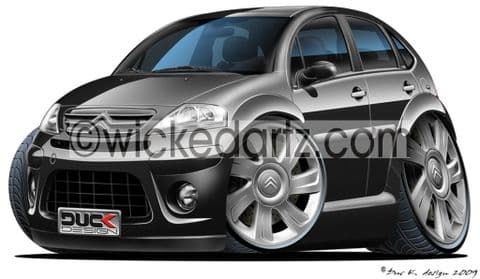 Citroen C3 Black DK (Items from £9.50)