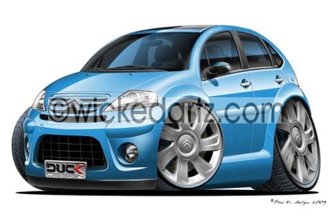 Citroen C3 Pastel Blue DK (Items from £9.50)