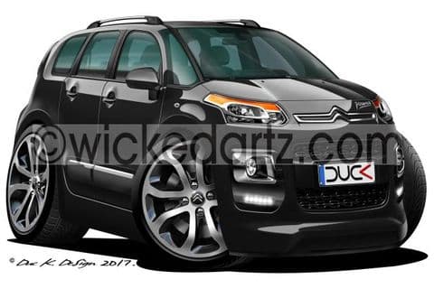 Citroen C3 Picasso mini MPV Black DK (Items from £9.50)