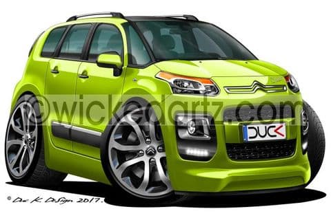 Citroen C3 Picasso mini MPV Lime Green DK (Items from £9.50)