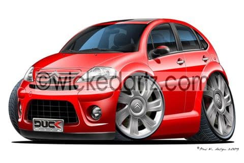 Citroen C3 Red DK (Items from £9.50)