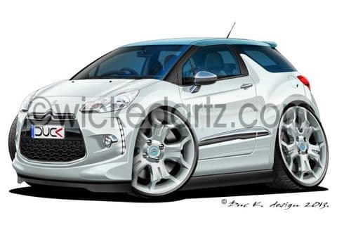 Citroen DS3 Silver DK (Items from £9.50)