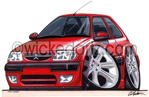 Citroen Saxo MK1 Red (Items from £9.50)