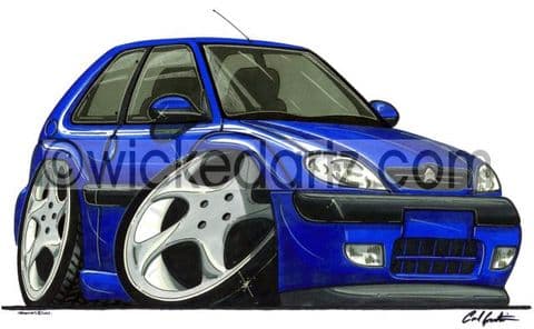 Citroen Saxo MK2 Blue (Items from £9.50)