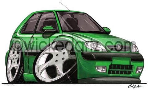 Citroen Saxo MK2 Green (Items from £9.50)