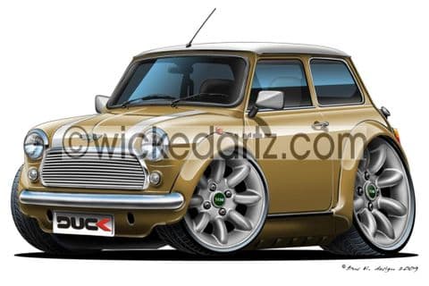 Classic Mini Cooper Gold DK (Items from £9.50)