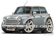 Classic Mini Cooper Silver DK (Items from £9.50)