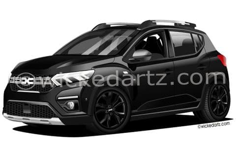 Dacia Sandero Stepway 2022+ Black (Items from £9.50)