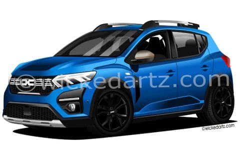 Dacia Sandero Stepway 2022+ Blue (Items from £9.50)