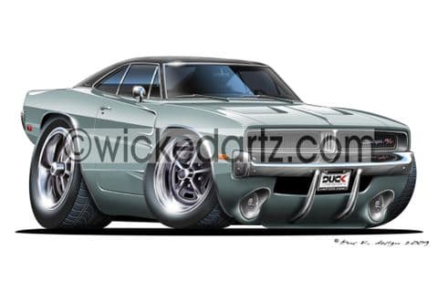Dodge 1969 Charger Dark Silver DK (Items from £9.50)