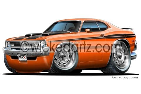 Dodge 1971 Demon Orange DK (Items from £9.50)