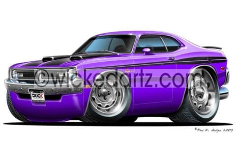Dodge 1971 Demon Purple DK (Items from £9.50)