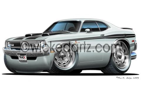 Dodge 1971 Demon Silver DK (Items from £9.50)