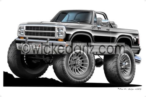Dodge 1980 Ramcharger Black DK (Items from £9.50)