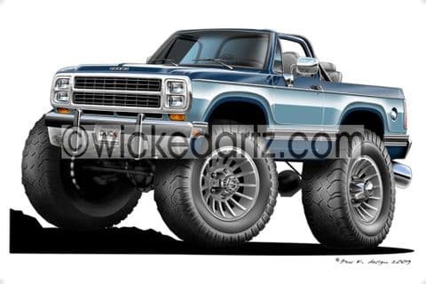 Dodge 1980 Ramcharger Blue DK (Items from £9.50)