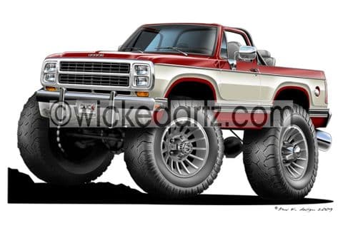 Dodge 1980 Ramcharger Red DK (Items from £9.50)