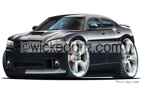 Dodge 2006 Charger SRT Black DK (Items from £9.50)