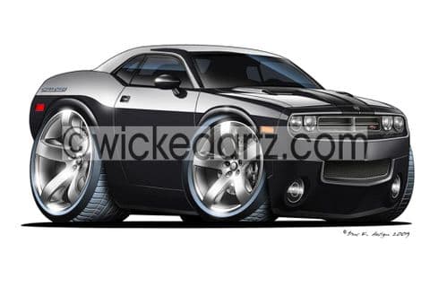 Dodge 2008 Challenger Black DK (Items from £9.50)