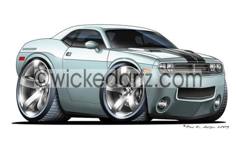 Dodge 2008 Challenger Silver DK (Items from £9.50)