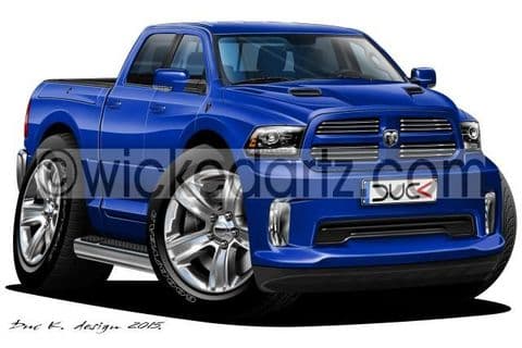 Dodge RAM 1500 Pick Up Truck Blue DK (Items from £9.50)