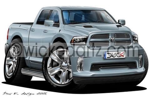 Dodge RAM 1500 Pick Up Truck Silver DK (Items from £9.50)