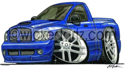 Dodge Ram USA Truck Blue (Items from £9.50)