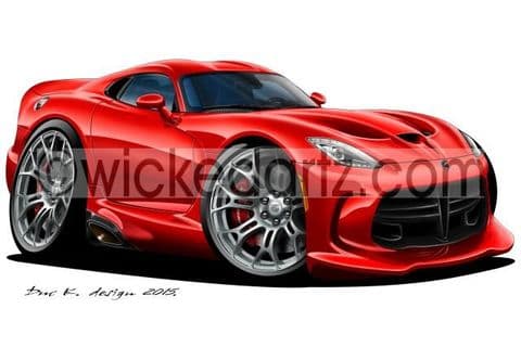 Dodge Viper Coupe Red DK (Items from £9.50)