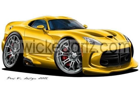 Dodge Viper Coupe Yellow DK (Items from £9.50)