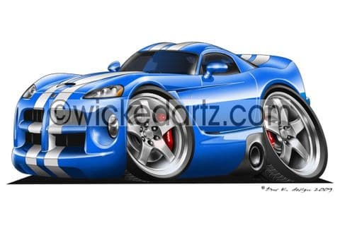 Dodge Viper GTSR Blue DK (Items from £9.50)