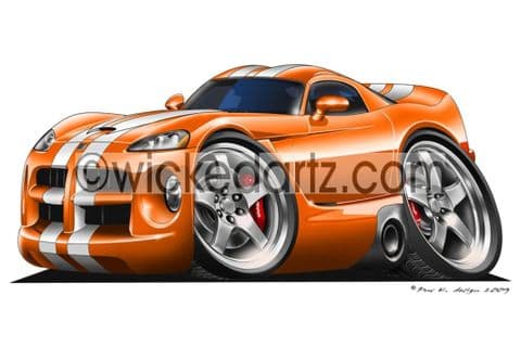 Dodge Viper GTSR Orange DK (Items from £9.50)