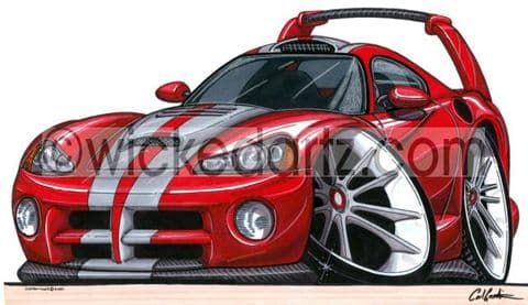 Dodge Viper GTSR Racing Red (Items from £9.50)