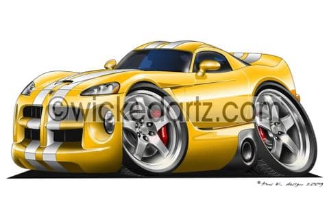 Dodge Viper GTSR Yellow DK (Items from £9.50)