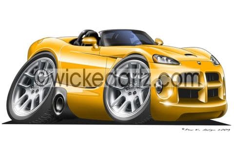 Dodge Viper SRT10 Yellow DK (Items from £9.50)