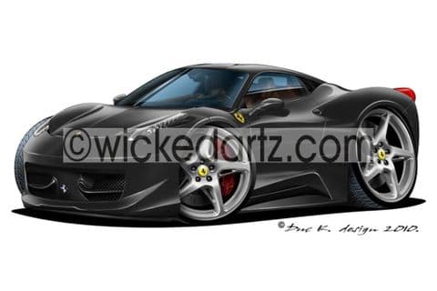 Ferrari 458 Italia Black DK (Items from £9.50)