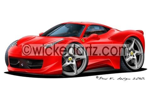 Ferrari 458 Italia Red DK (Items from £9.50)