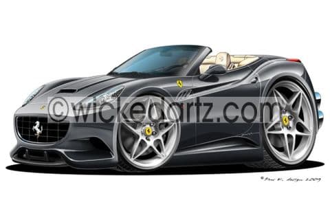 Ferrari California Convertible Black DK (Items from £9.50)