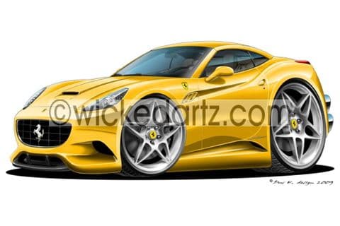Ferrari California Yellow DK (Items from £9.50)