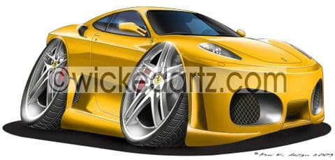 Ferrari F430 Yellow DK (Items from £9.50)