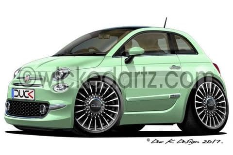 Fiat 500 1.2 2016+ Smooth Mint DK (Items from £9.50)