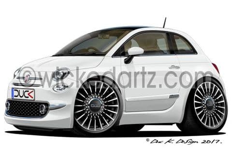 Fiat 500 1.2 2016+ White DK (Items from £9.50)