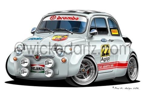 Fiat 500 Classic Abarth Racing Version DK (Items from £9.50)
