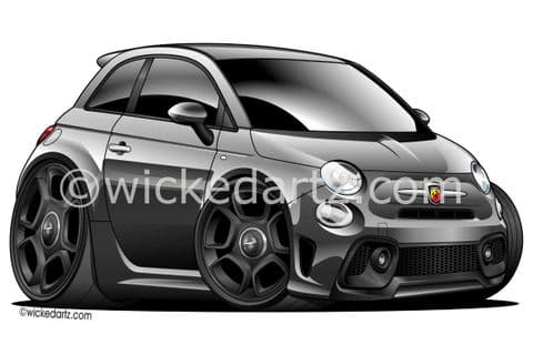 Fiat Abarth F595 2021+ Grey (Items from £9.50)