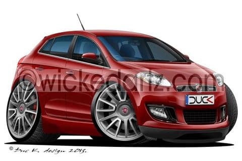 Fiat Bravo Multijet Burgundy DK (Items from £9.50)